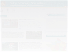 Tablet Screenshot of groupes-et-seminaires.com
